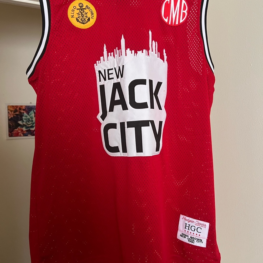 Nostalgia Red Basketball Jersey